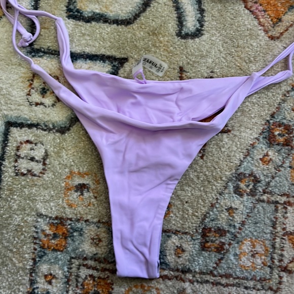 New Zaful Lilac Underwire String Bikini - Picture 3 of 7